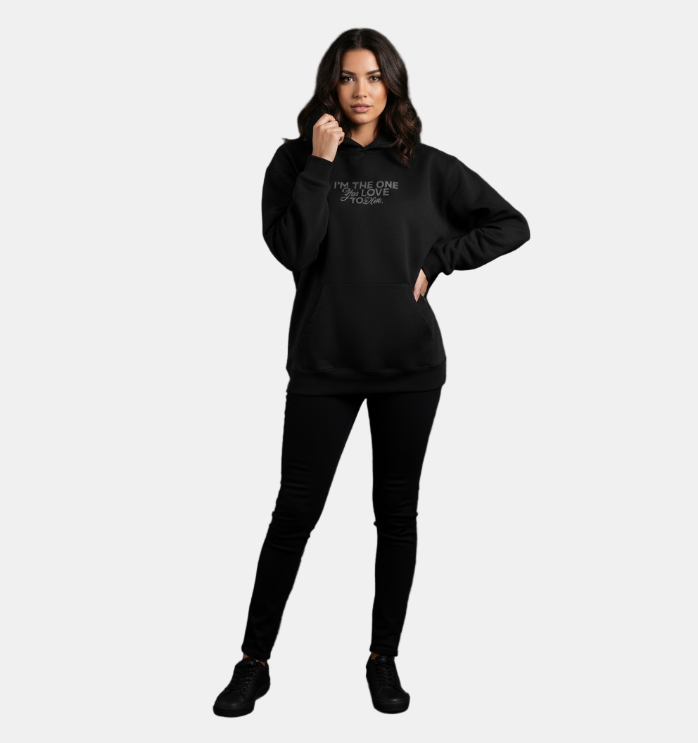 Loved & Loathed Unisex Black Hoodie